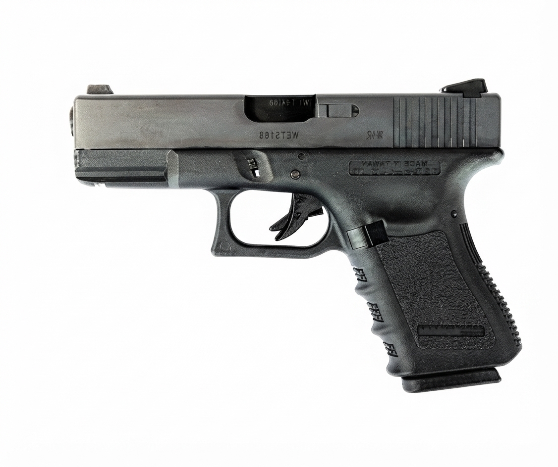 WE Glock G23 Gen3 Auto Siyah GBB Airsoft Tabanca